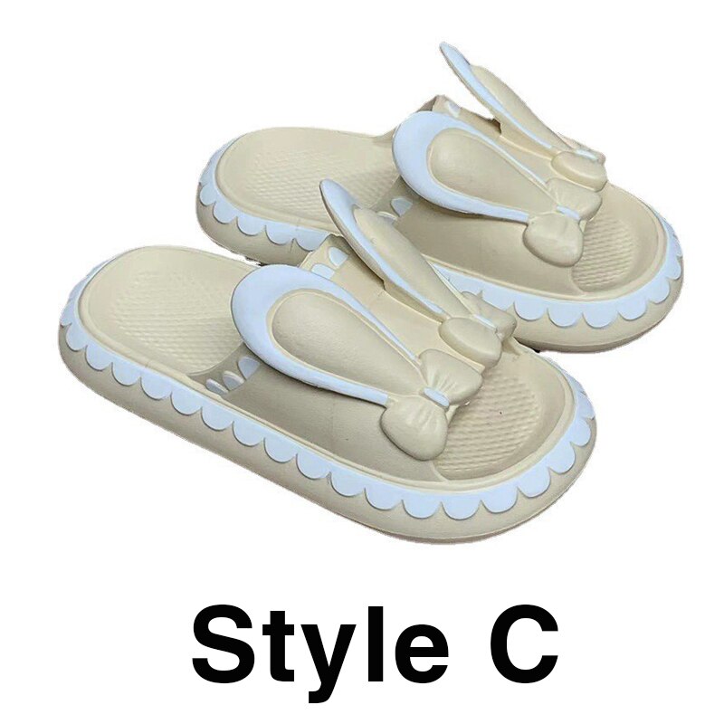 Cozy Rabbit Soft Ladies Slippers