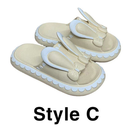 Cozy Rabbit Soft Ladies Slippers