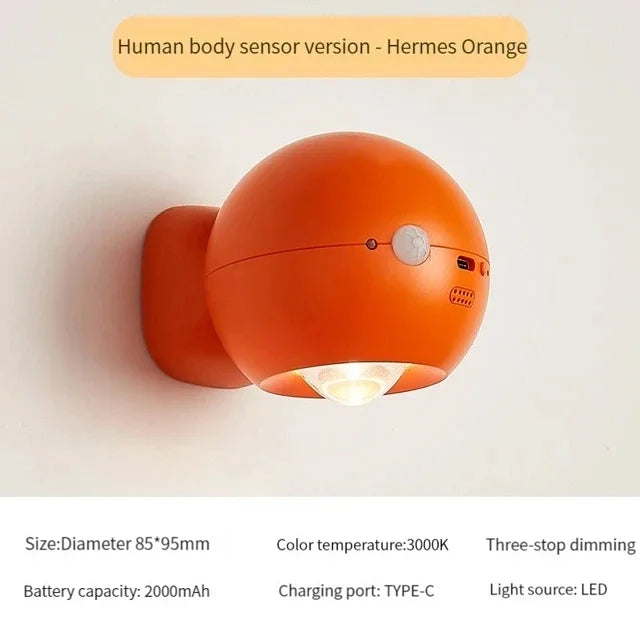 Slim Rotating Magnetic Wall Lamp