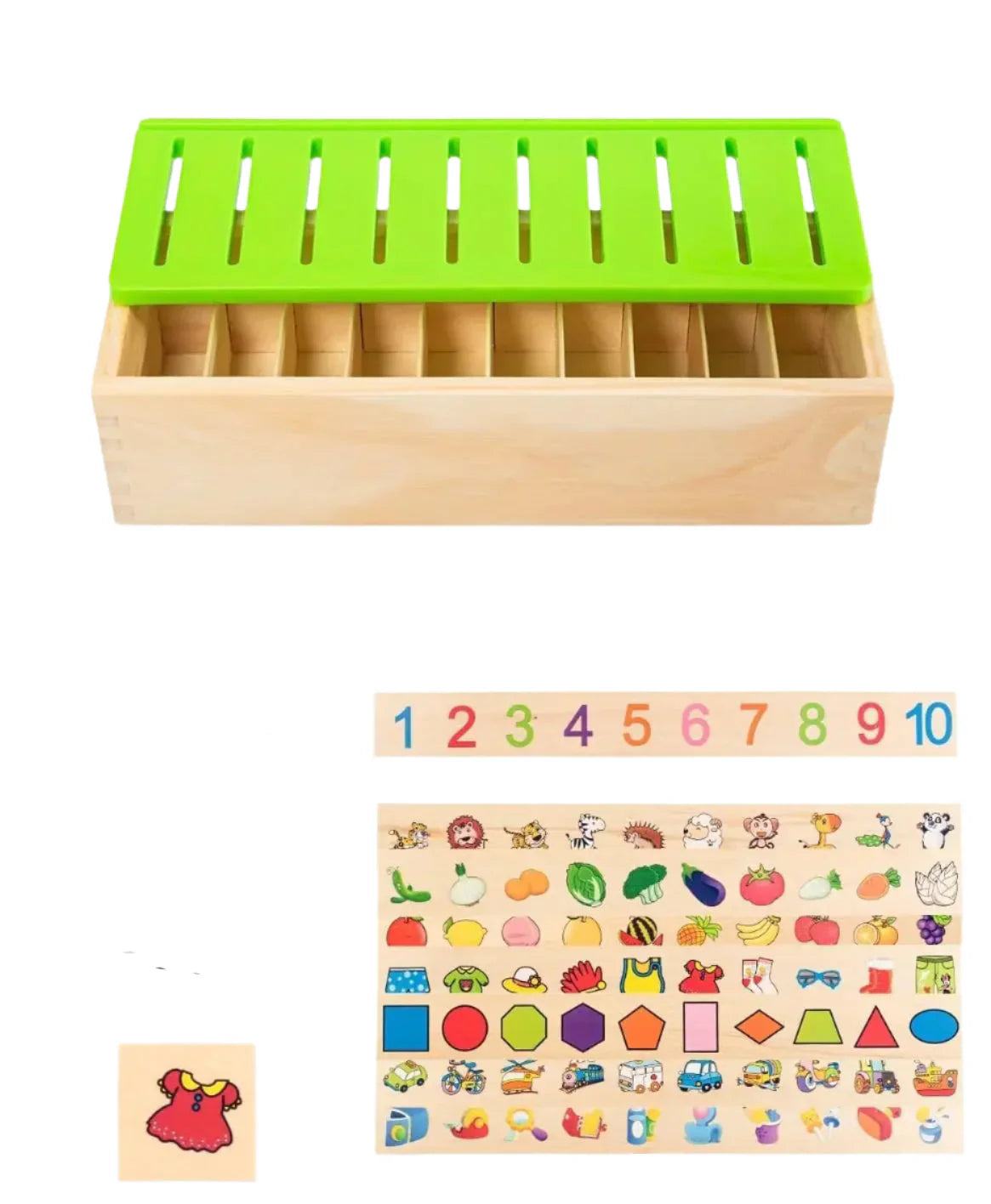 Fun Educational Wooden Sorting Toy