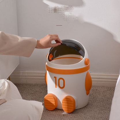 Compact Humor Office Trash Can