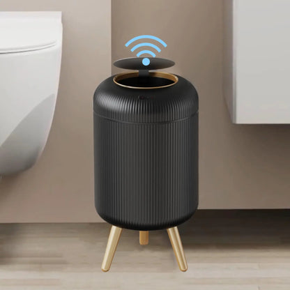 Compact Touchless Sensor Trash Can, Smart Home Bin