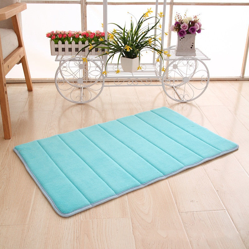 Soft Memory Foam Bathroom Mat with Non Slip Base
