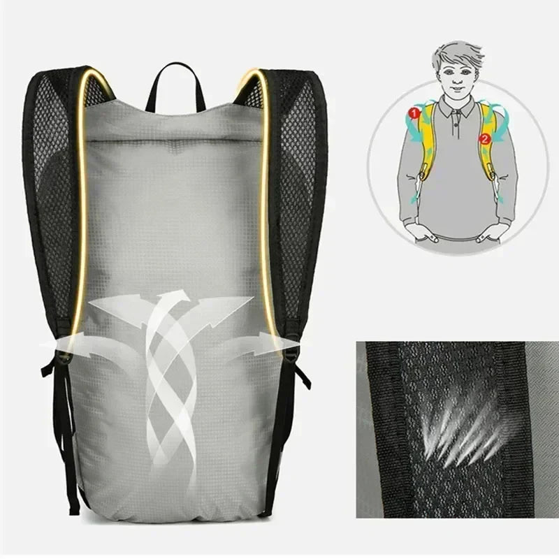 Compact Water Resistant Hiking Daypack 20L