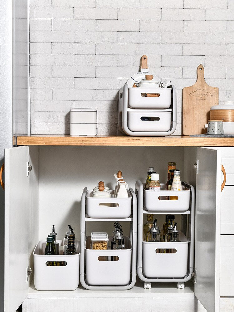 Space Saving Stackable Home Storage Shelf