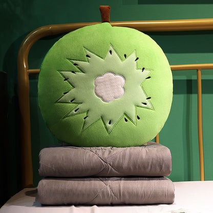 Soft Fleece Travel Folding Blanket Pillow