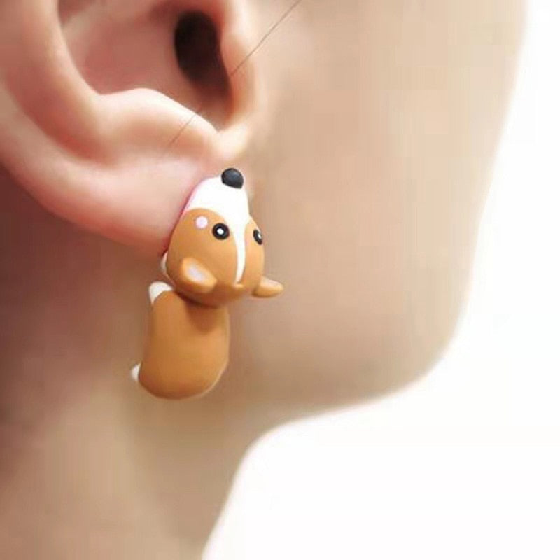Colorful Cute Character Drop Earrings