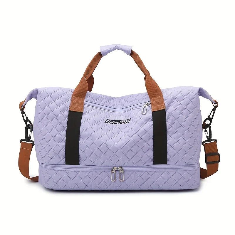 Large Gym Bag with Separate Shoe Compartment