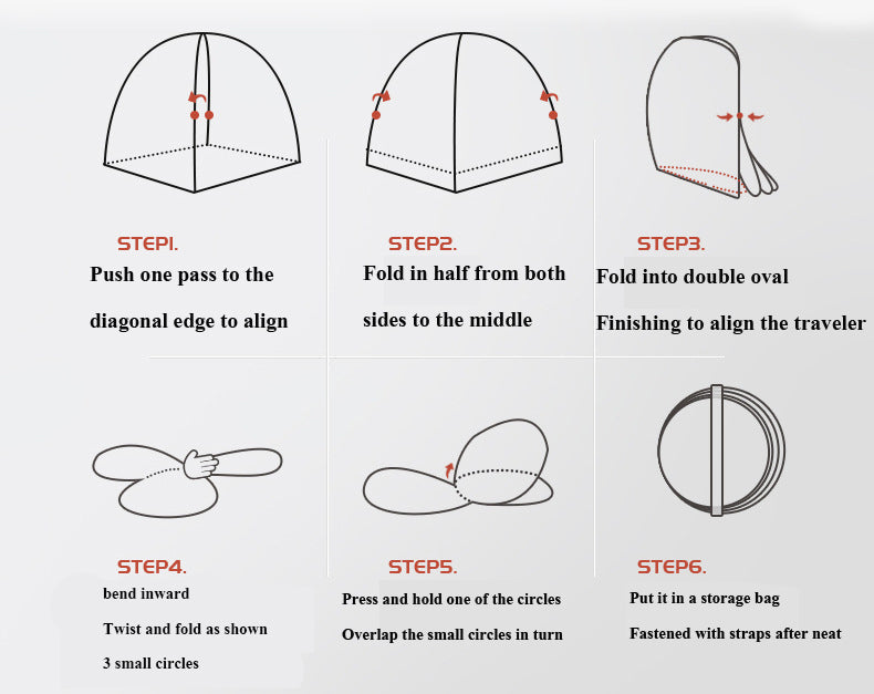 Collapsible Mosquito Net Bed Canopy