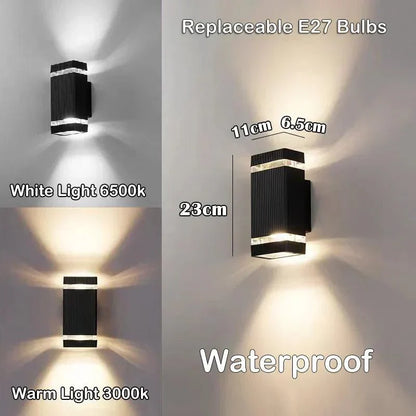 Weatherproof LED Outdoor Wall Light with Dual Direction