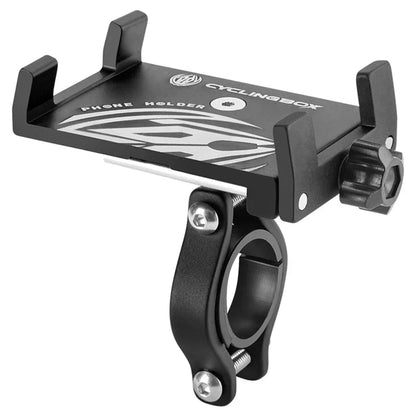 Strong Bicycle Phone Holder Adjustable Rotating Clamp - Luxicro