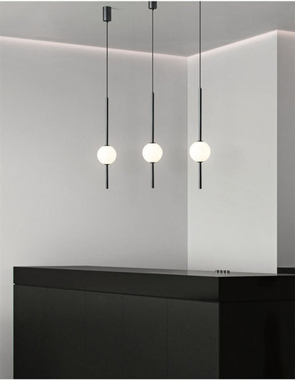Minimalist Clear Globe Hanging Light