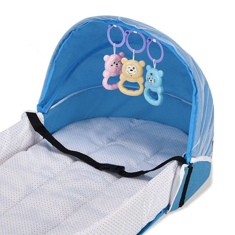 Compact Foldable Baby Crib Backpack Carrier