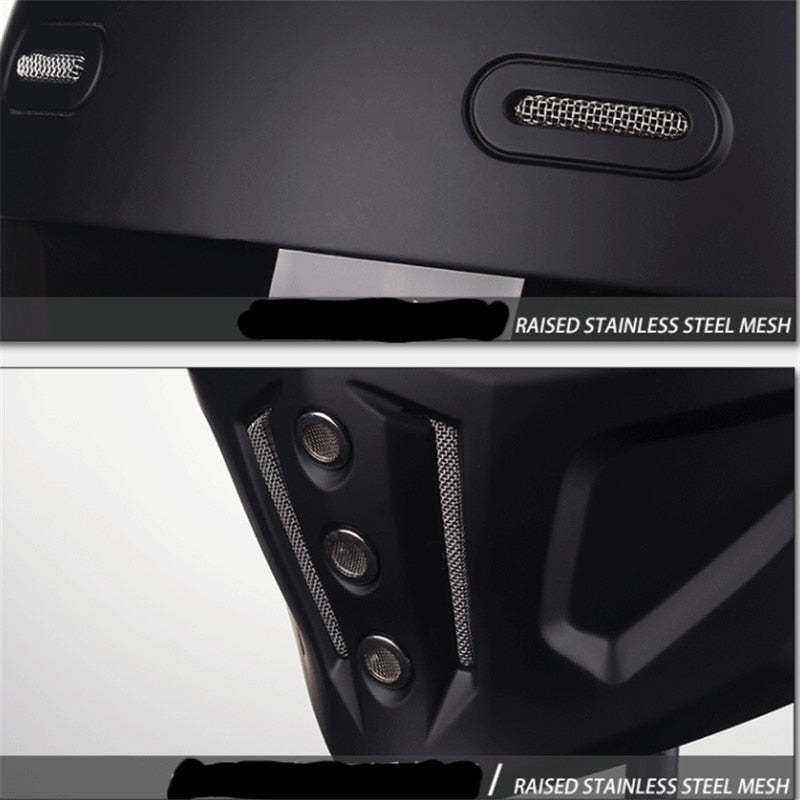 Safe Motorcycle Full Face Removable Helmet - Luxicro