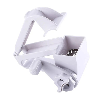 Easy Grip Manual Cheese Grater with Stainless Steel Drum