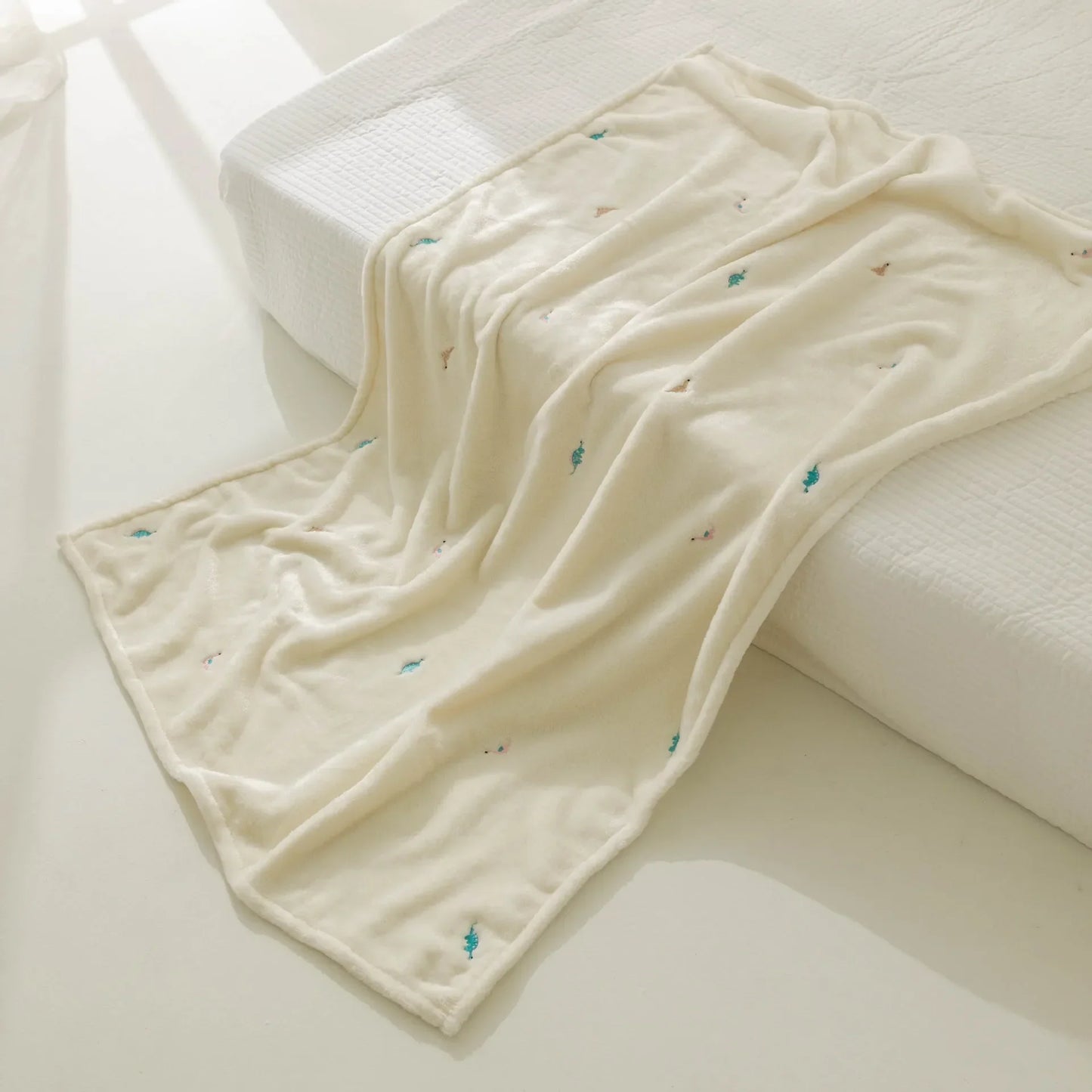 Soft Fleece Baby Blanket for Newborns
