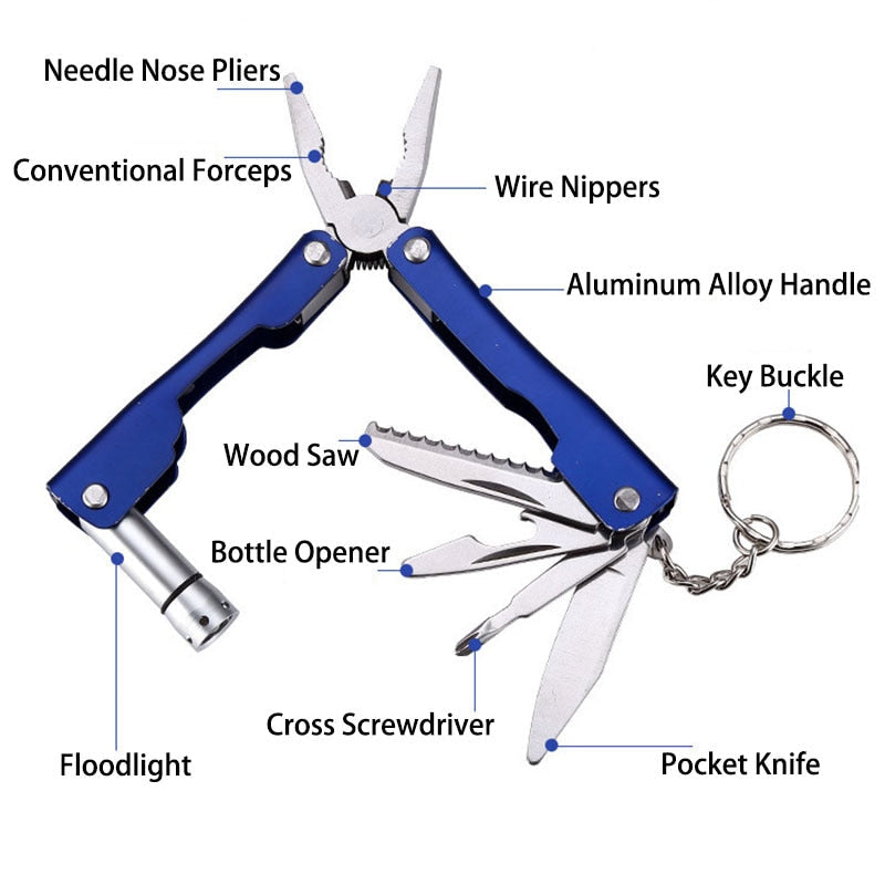 Compact Multi Tool Pocket Knife Set