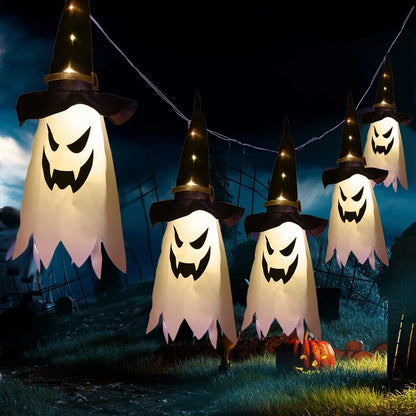 Spooky Hanging Ghost Decor Lamp