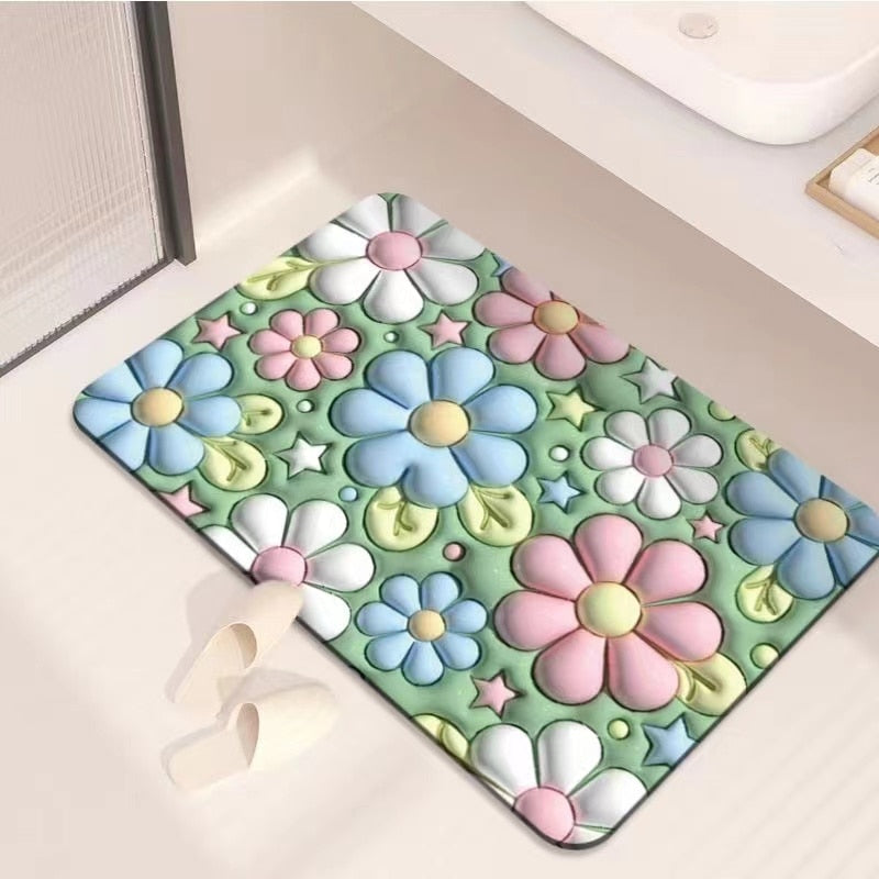 Soft Non Slip Quick Dry Bathroom Mat - Luxicro