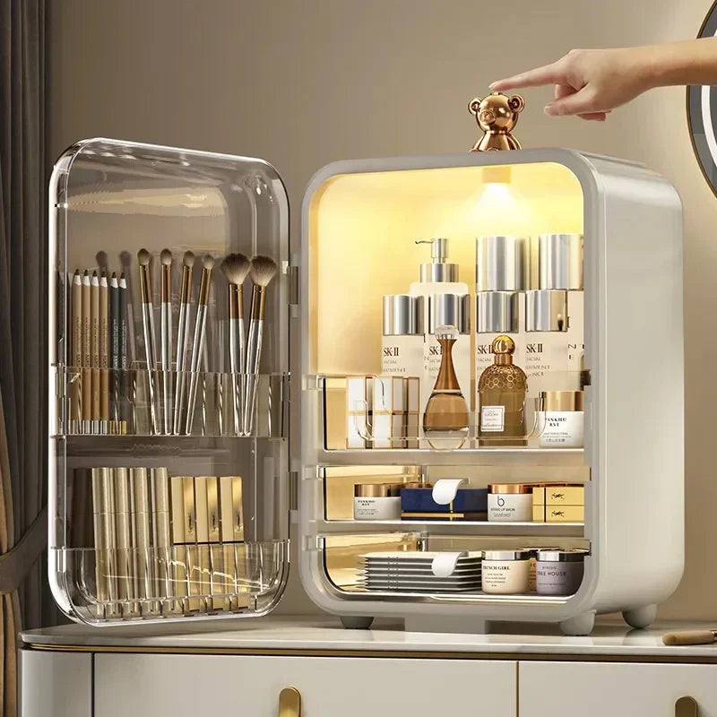 Large Transparent Cosmetic Organizer Box - Luxicro