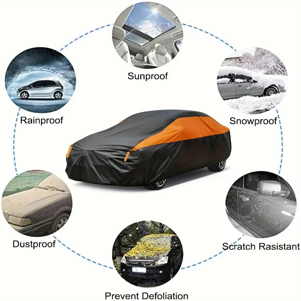 Durable Car Cover | Water Resistant & Sunproof | Fits All Vehicles