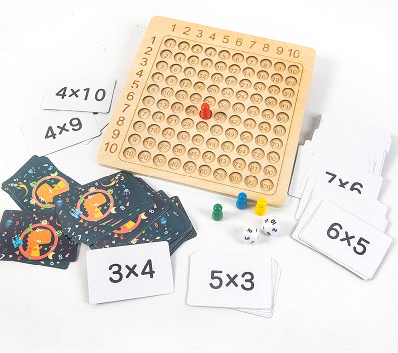 Fun Learning Math Times Table Board Game