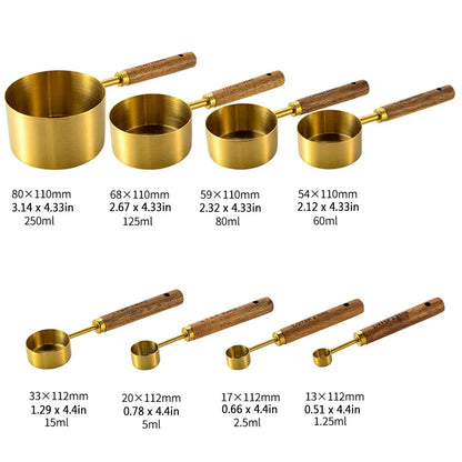 Precise Kitchen Stainless Measuring Cups - Luxicro