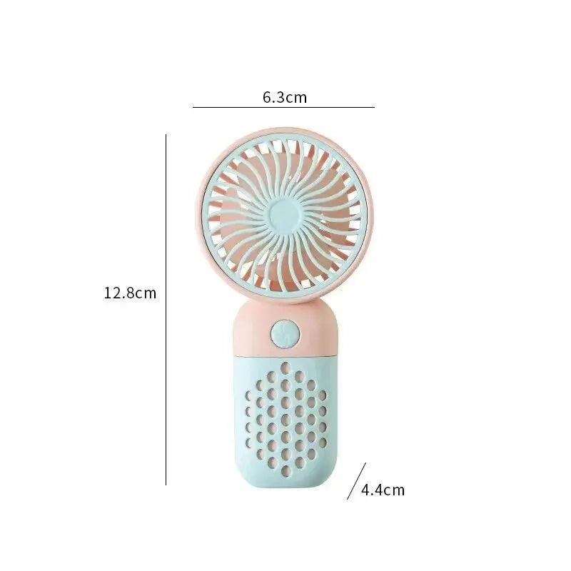 Compact Rechargeable Mini Fan with Scented Function