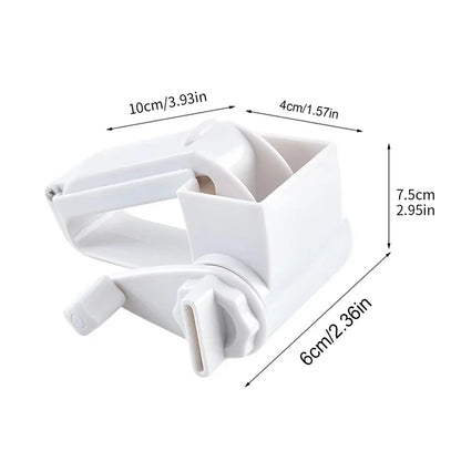 Easy Grip Manual Cheese Grater with Stainless Steel Drum