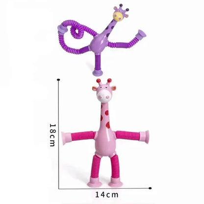 Colorful Soft Giraffe Teether Toy