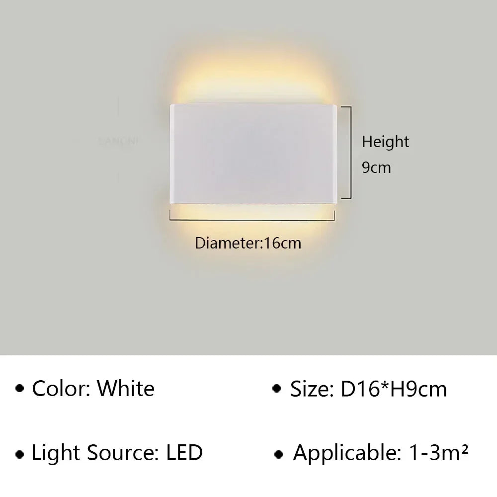Stylish LED Wall Sconce with Soft White Light
