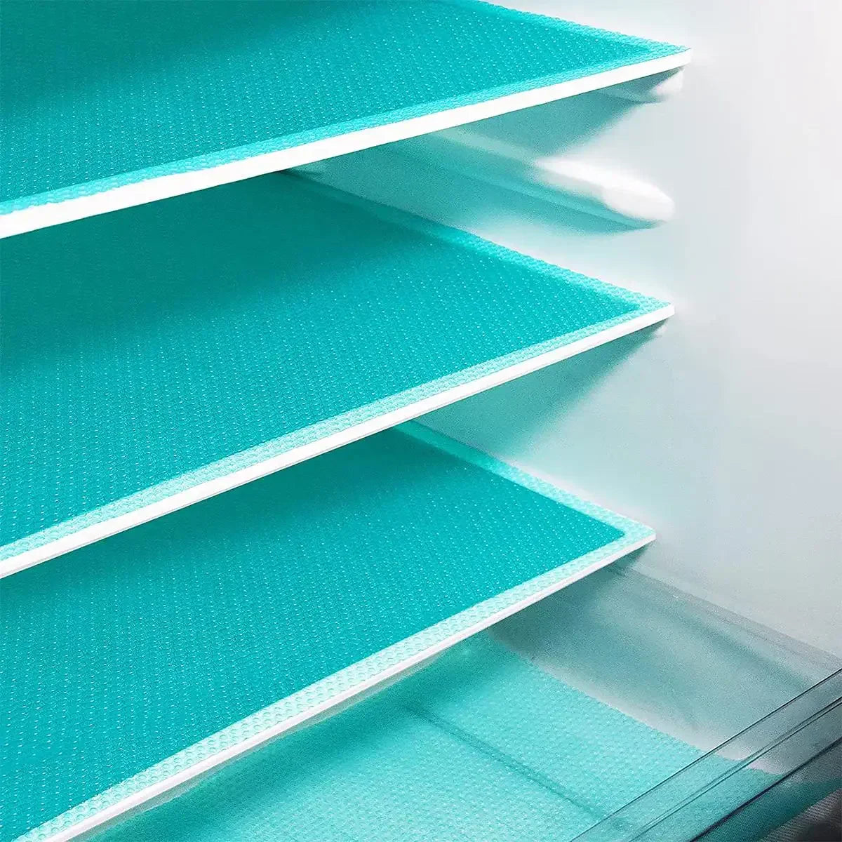 Kitchen Fridge Liners 4-Pack, Durable Easy Clean Mats - Luxicro