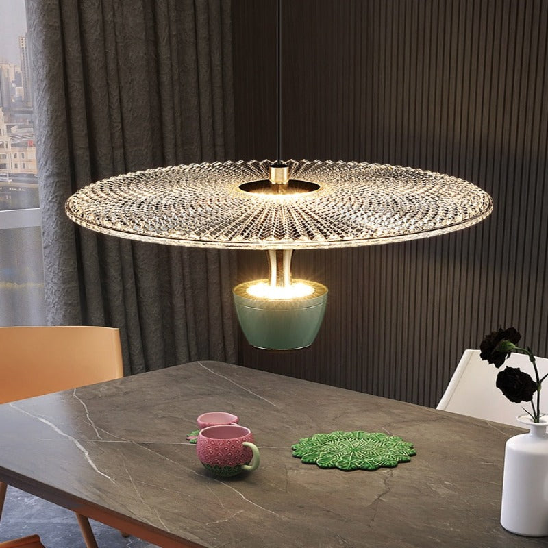Beautiful Floral Hanging Light Fixture