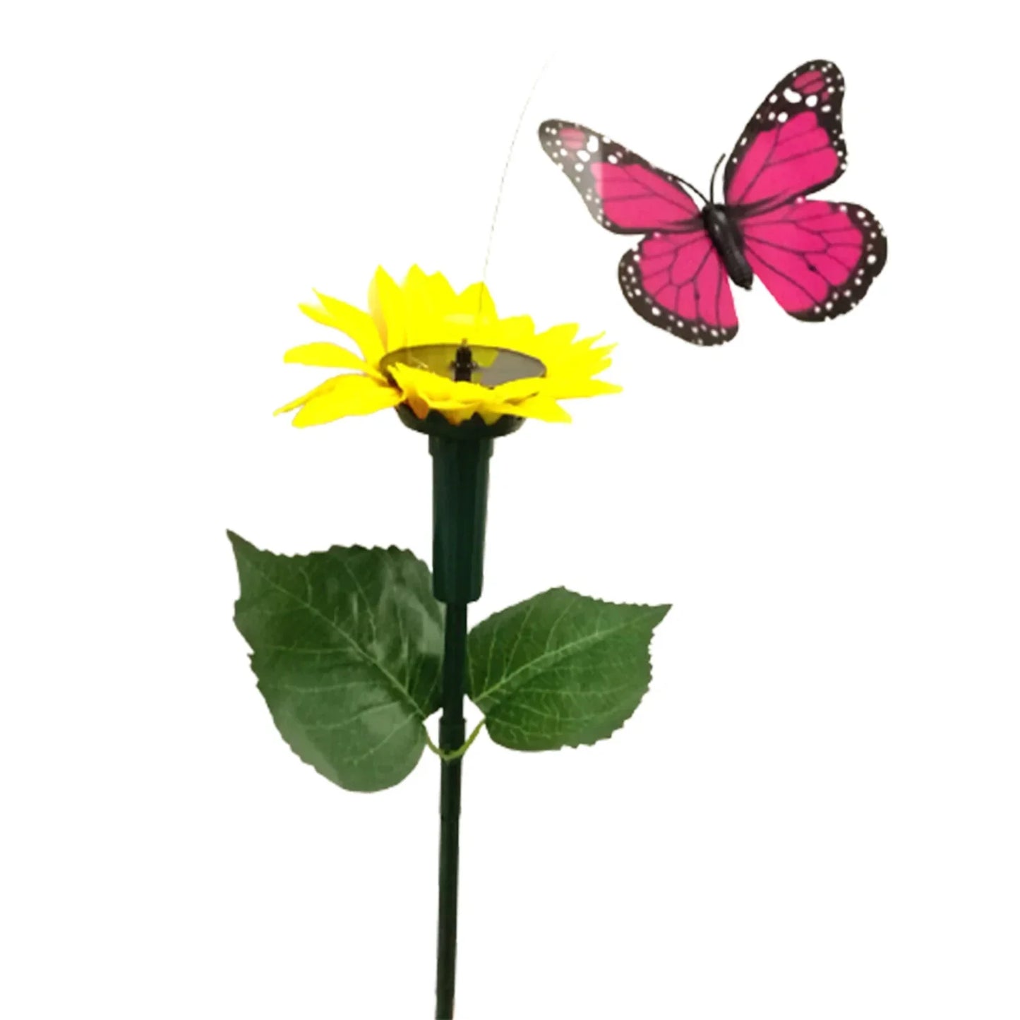 Colorful Solar Garden Stake with Moving Wings