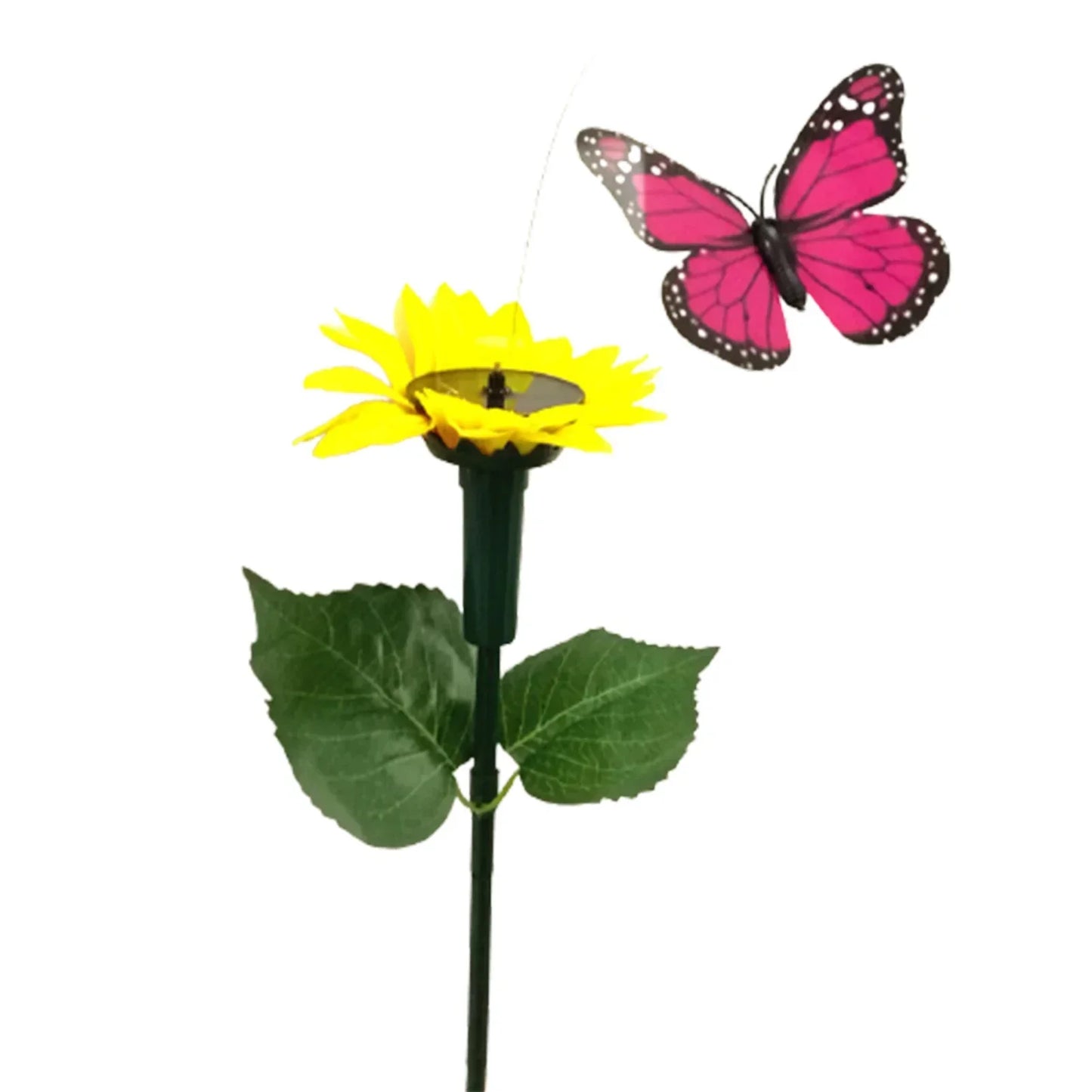 Vibrant Outdoor Solar Bird Stake Decoration