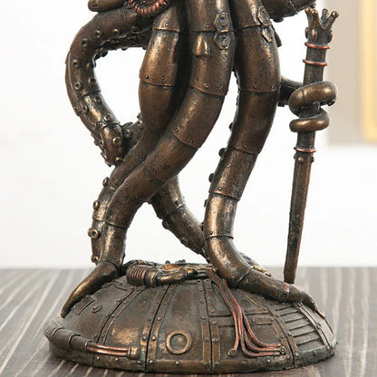 Unique Octopus Gear Tabletop Decor Figurine