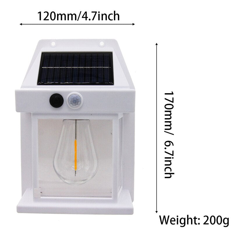 Eco Friendly Solar Powered Wall Light
