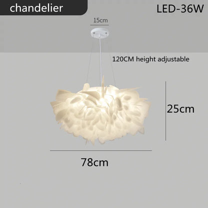 Colorful Blossom LED Dimmable Ceiling Lamp