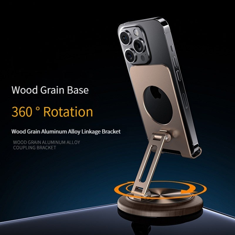 Adjustable Wooden Phone Stand Holder