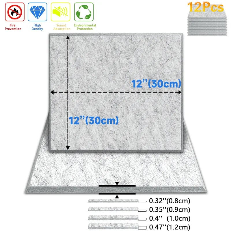 Acoustic Soundproofing Foam Panels