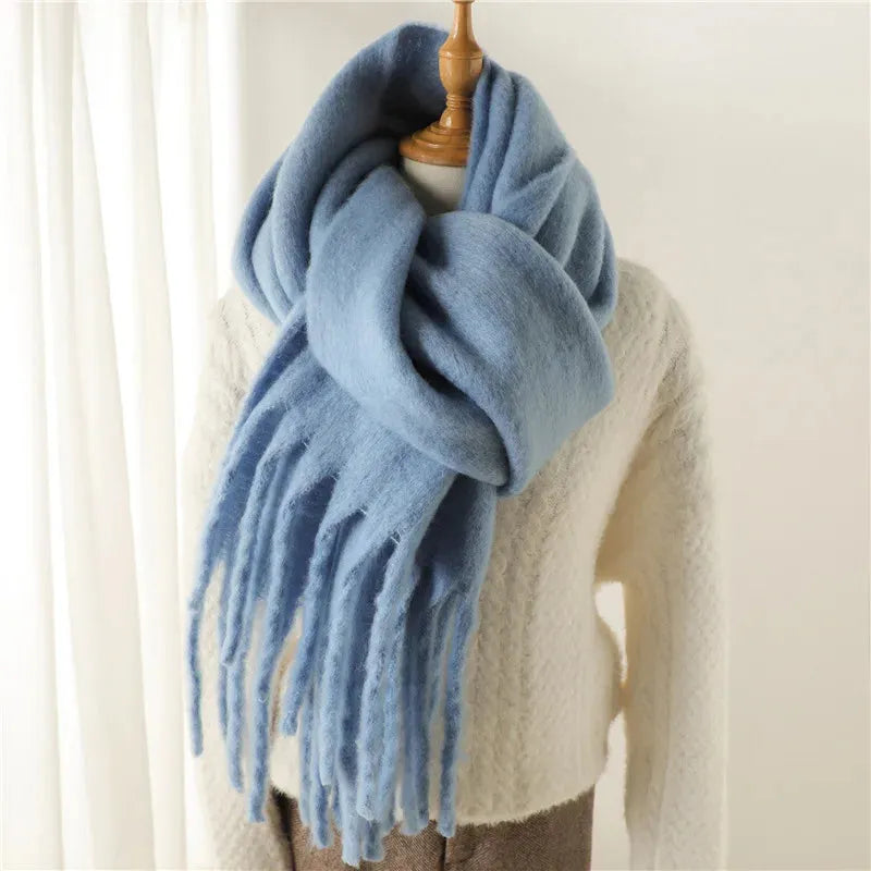 Cozy Solid Color Luxicro Throw Blanket