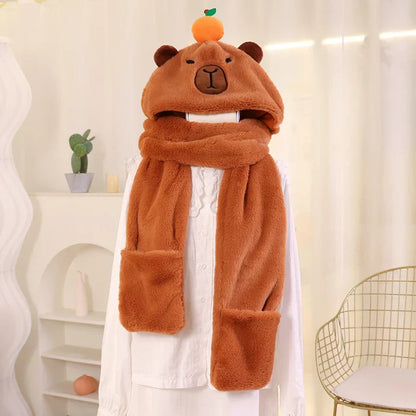 Cozy Cartoon Character Fleece Gloves