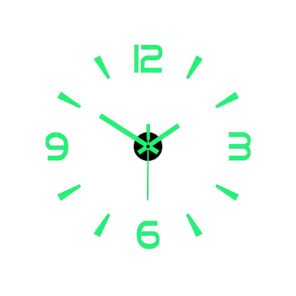 Modern 3D Glow Silent Wall Clock