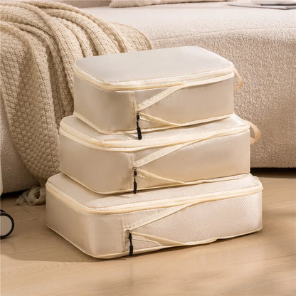 Compact Travel Bag Organizer 3pc Set Waterproof