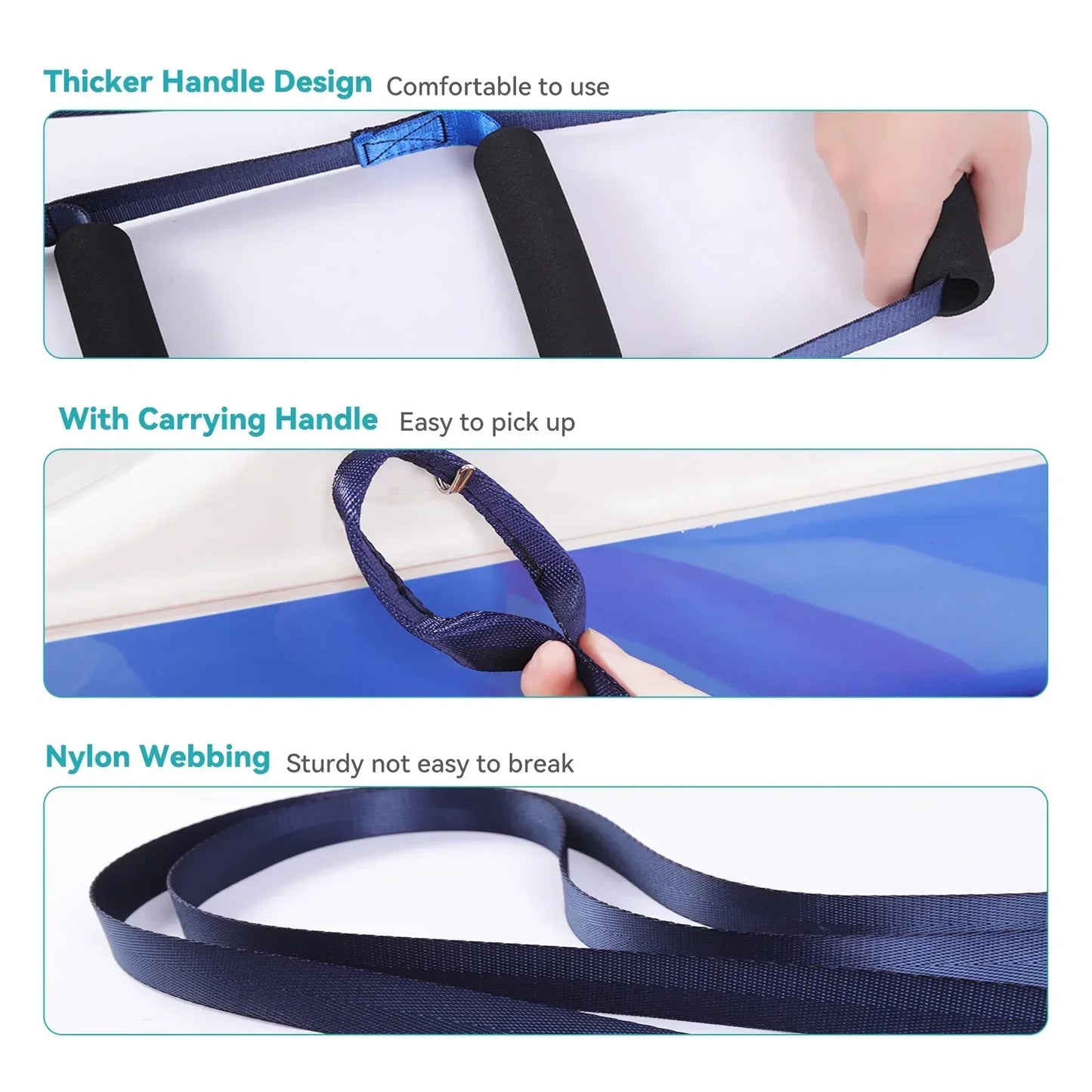 Easy Grip Bed Rail Support Handle