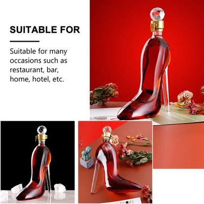 Elegant Crystal Wine Carafe