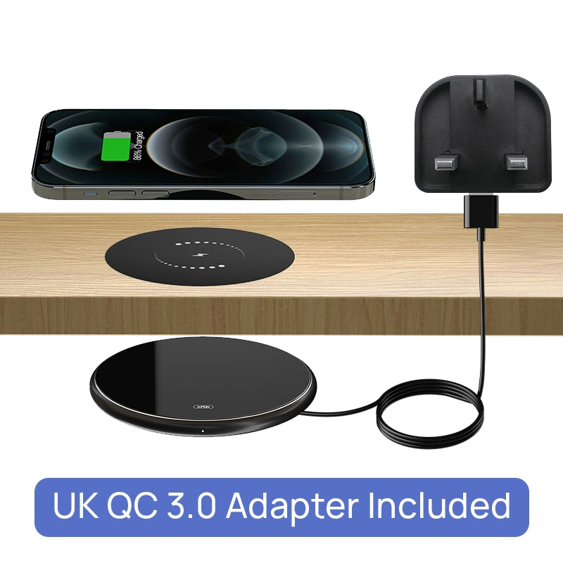 Slim Wireless Phone Charging Station