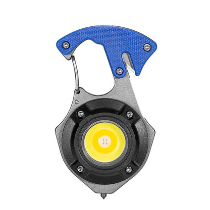 Compact Multi Tool LED Flashlight Keychain