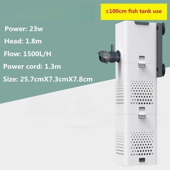 Clear Fish Tank Filtration System