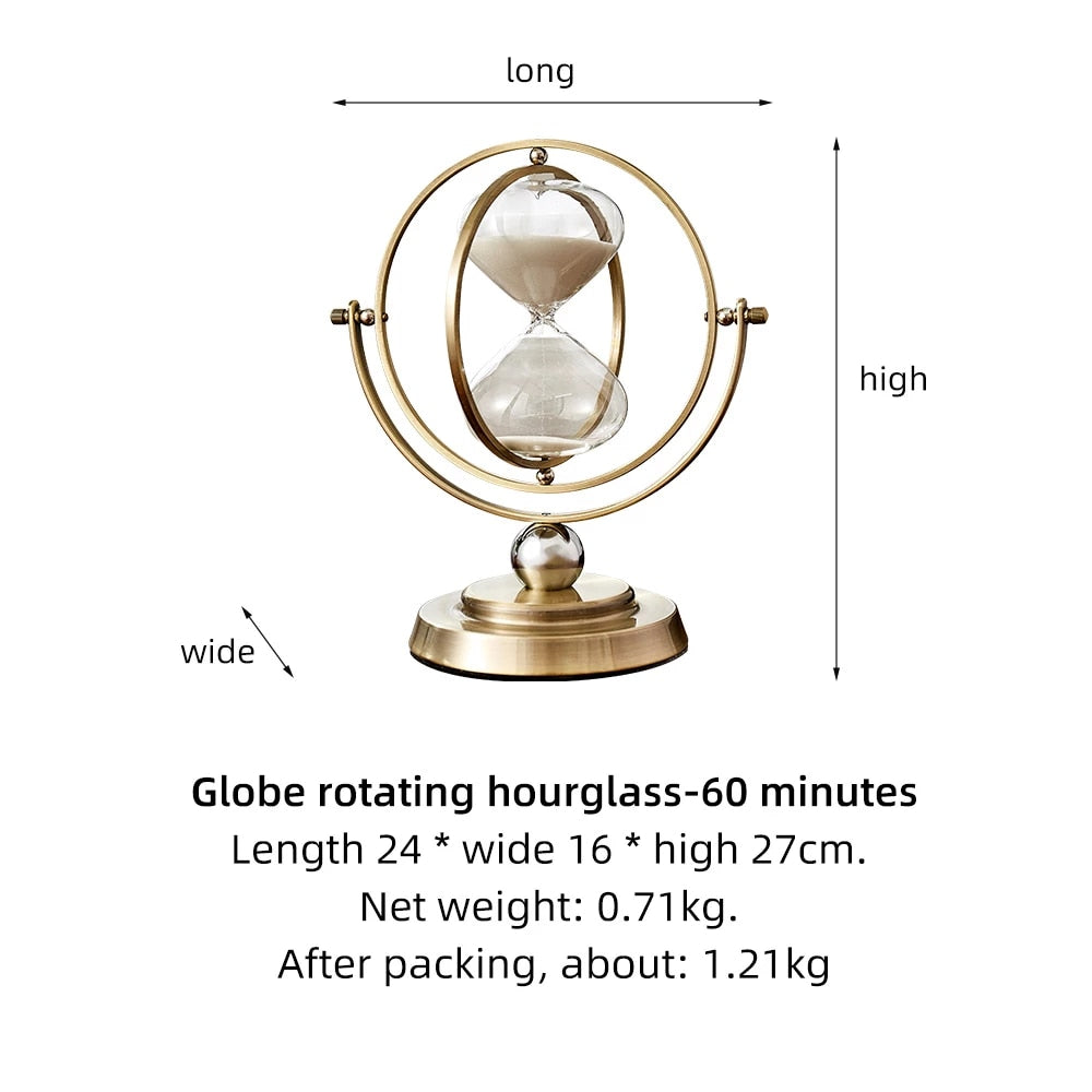 Classic Glass Office Timer Ornament